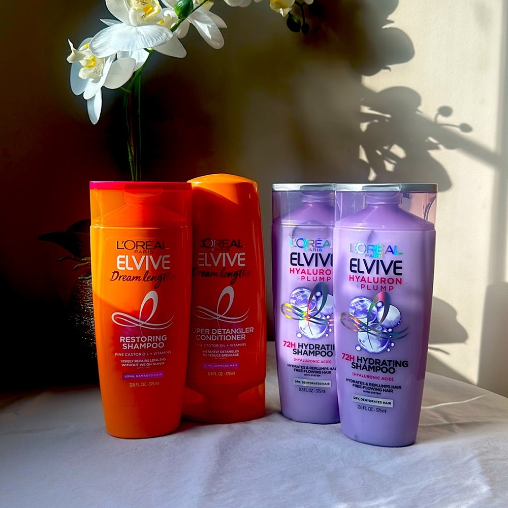 L’Oréal Elvive shampoo/conditioner bundle of 4